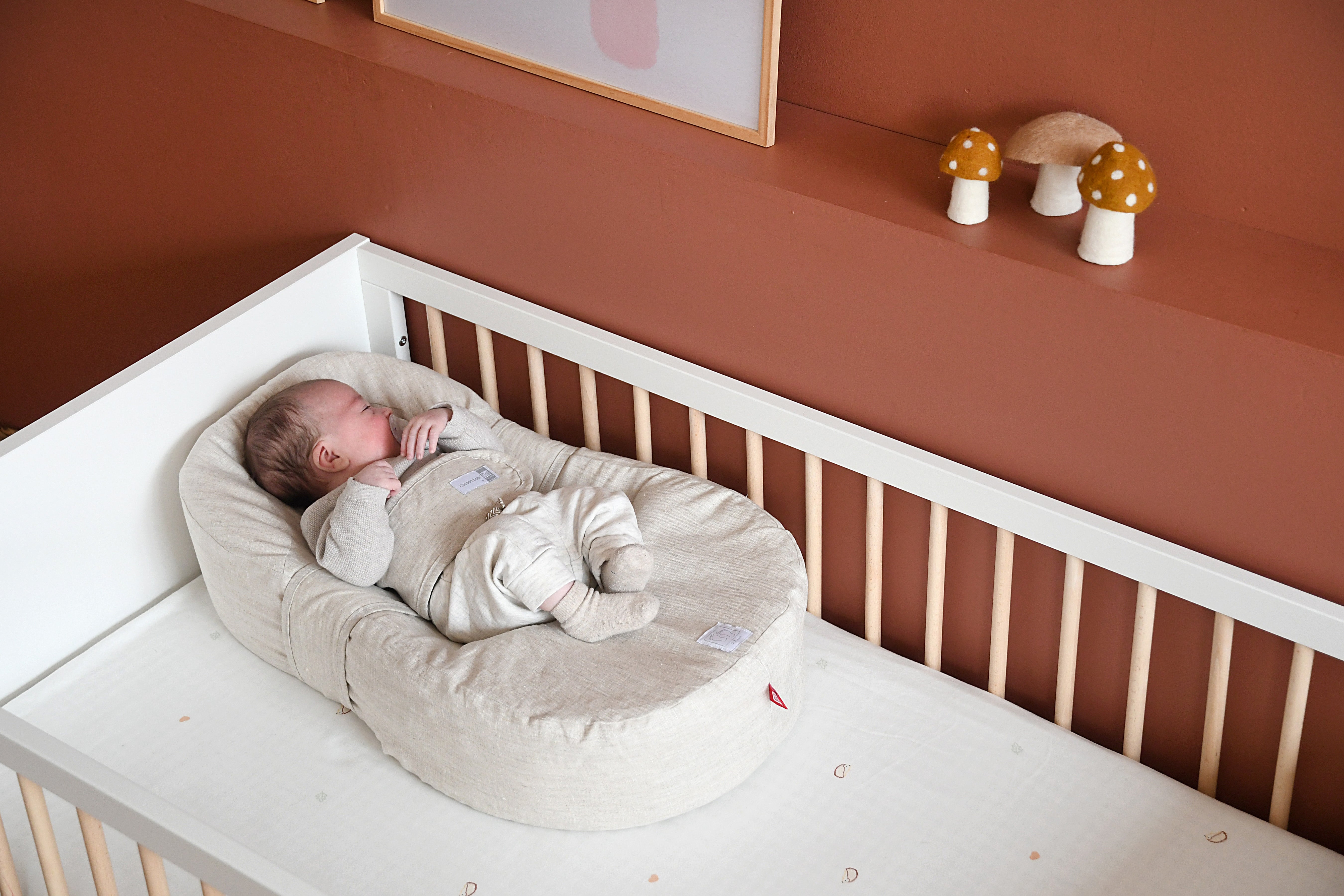 Cocoonababy® 人體工學嬰兒睡窩 (連外床罩, 防水內床罩及護臍帶)