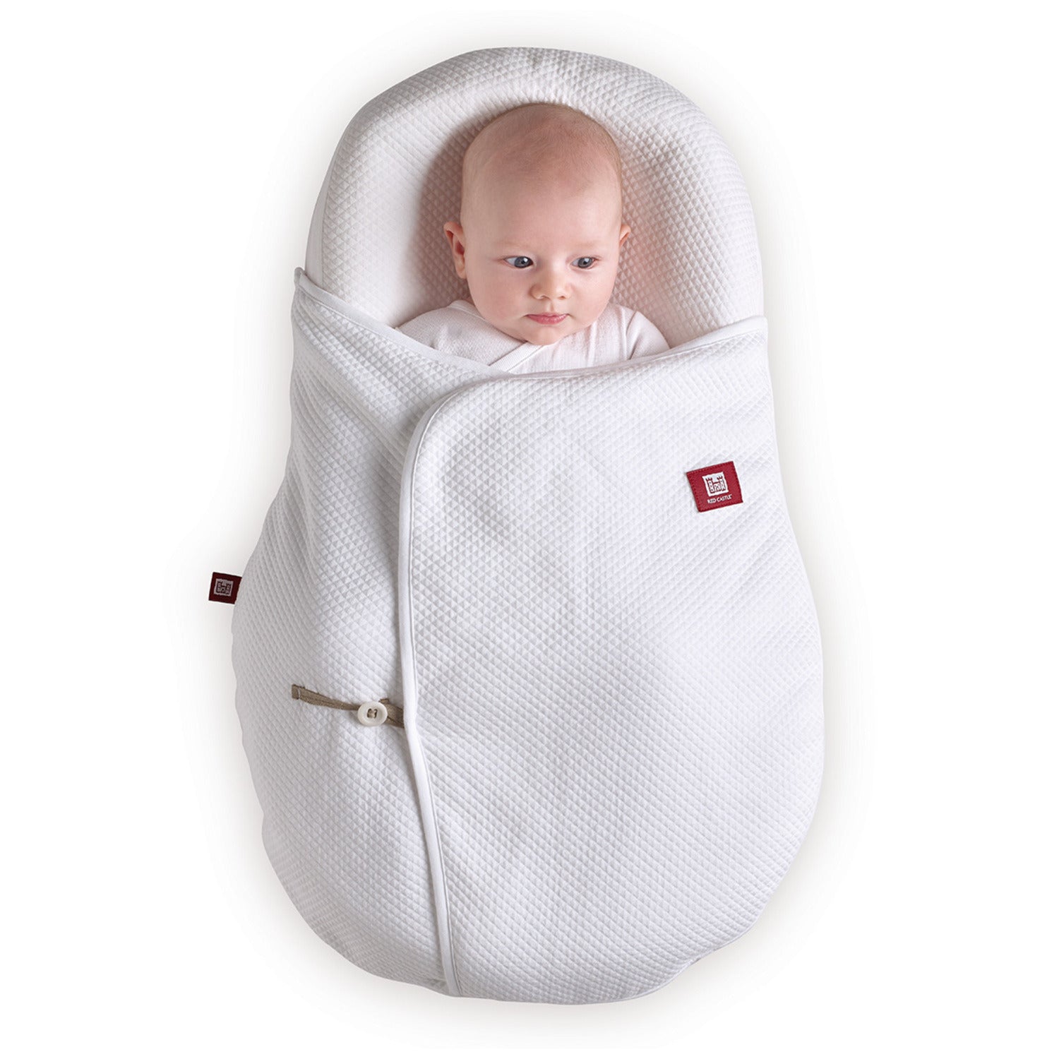Cocoonacover™被子 輕薄款 棉質 (Cocoonababy® 專用)- Fleur de coton® WHITE 白色