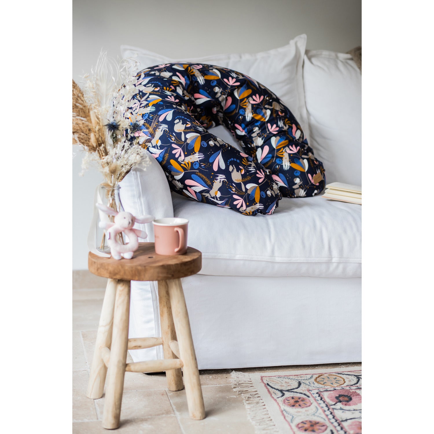 #color_Print jersey Lorena blue