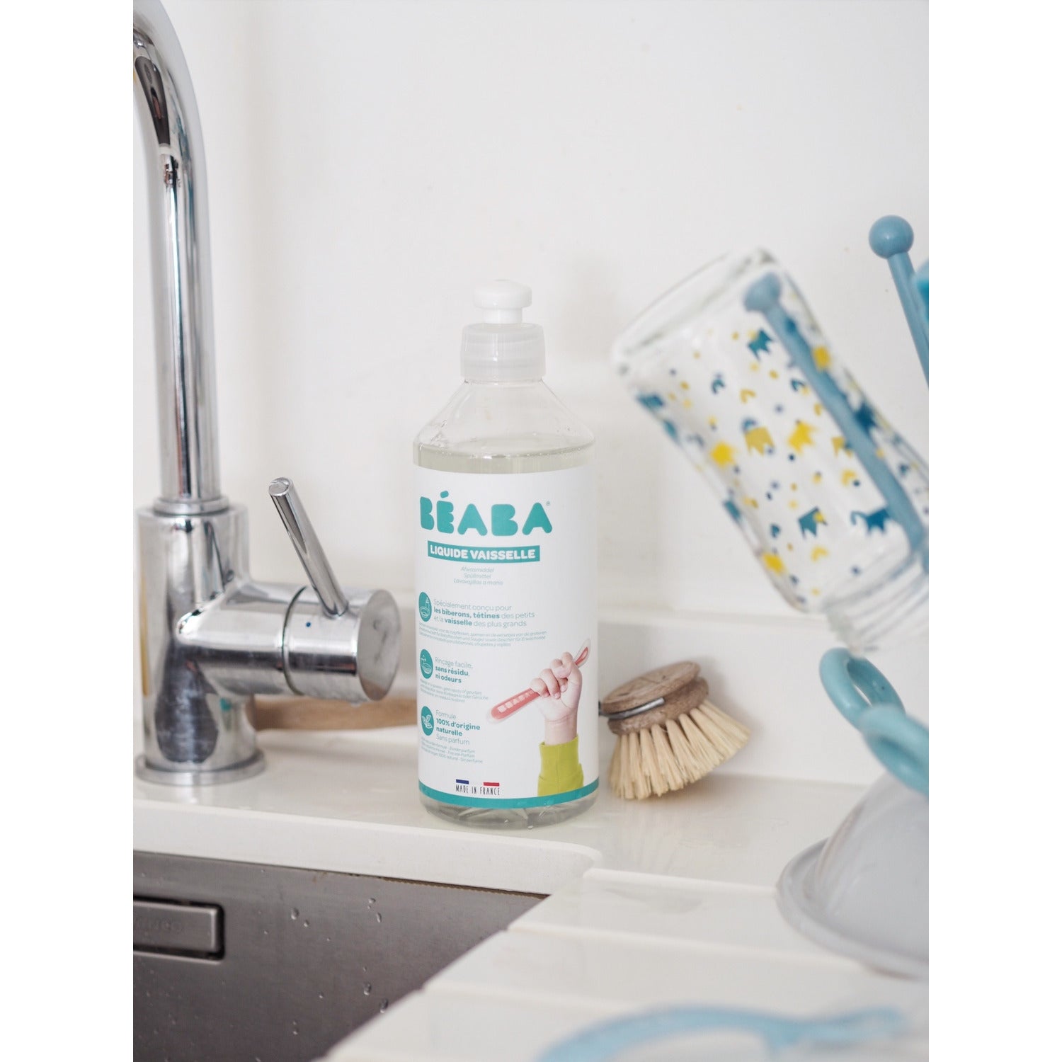 Baby Bottle & Dish Washing Liquid - Plant-based – Fragrance-free – 500 ml