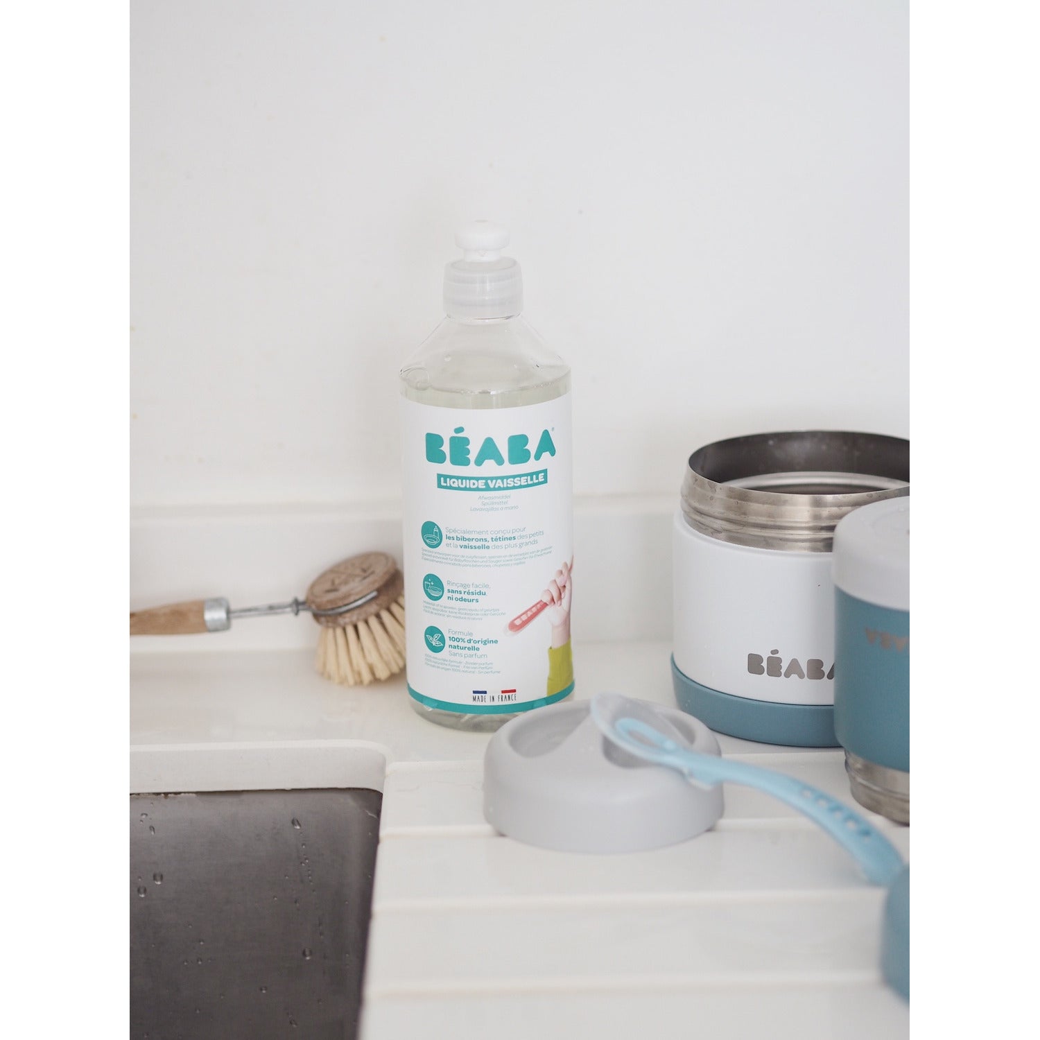 Baby Bottle & Dish Washing Liquid - Plant-based – Fragrance-free – 500 ml