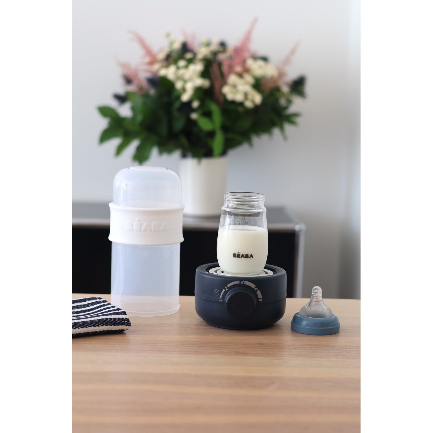 Babymilk Second Bottles And Jars Reheater & Steriliser - Night Blue