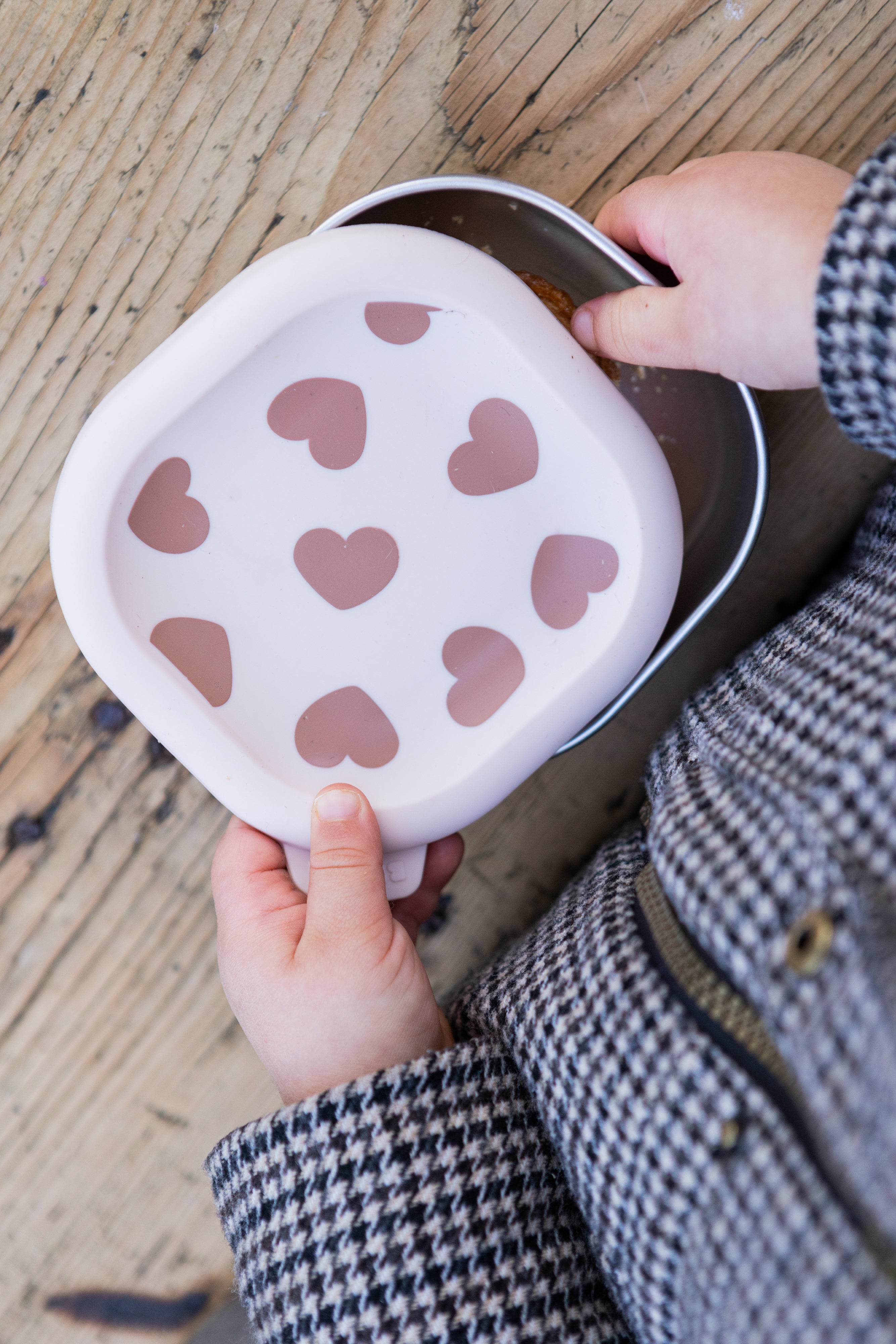 Stainless Steel Baby Bowls with Lid Set of 3, Microwave-Safe