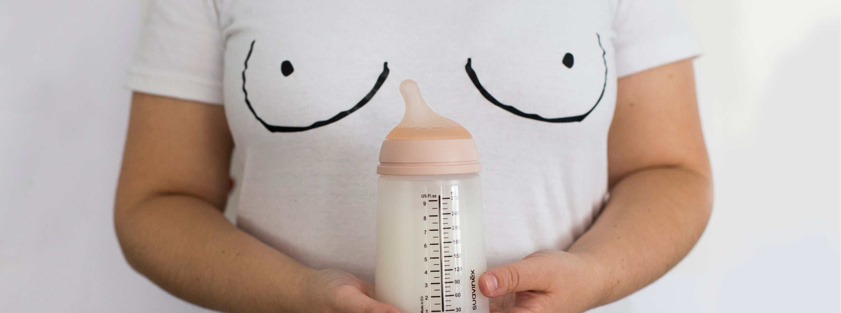 Breast-Shaped Bottles with Zerø.Zerø™ Nipple