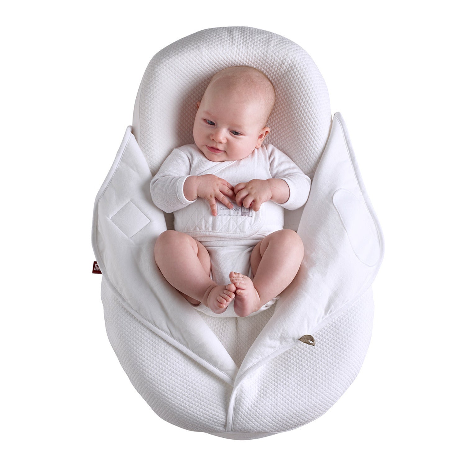 Cocoonacover™被子 輕薄款 棉質 （Cocoonababy® 專用）- Fleur de coton® WHITE 白色