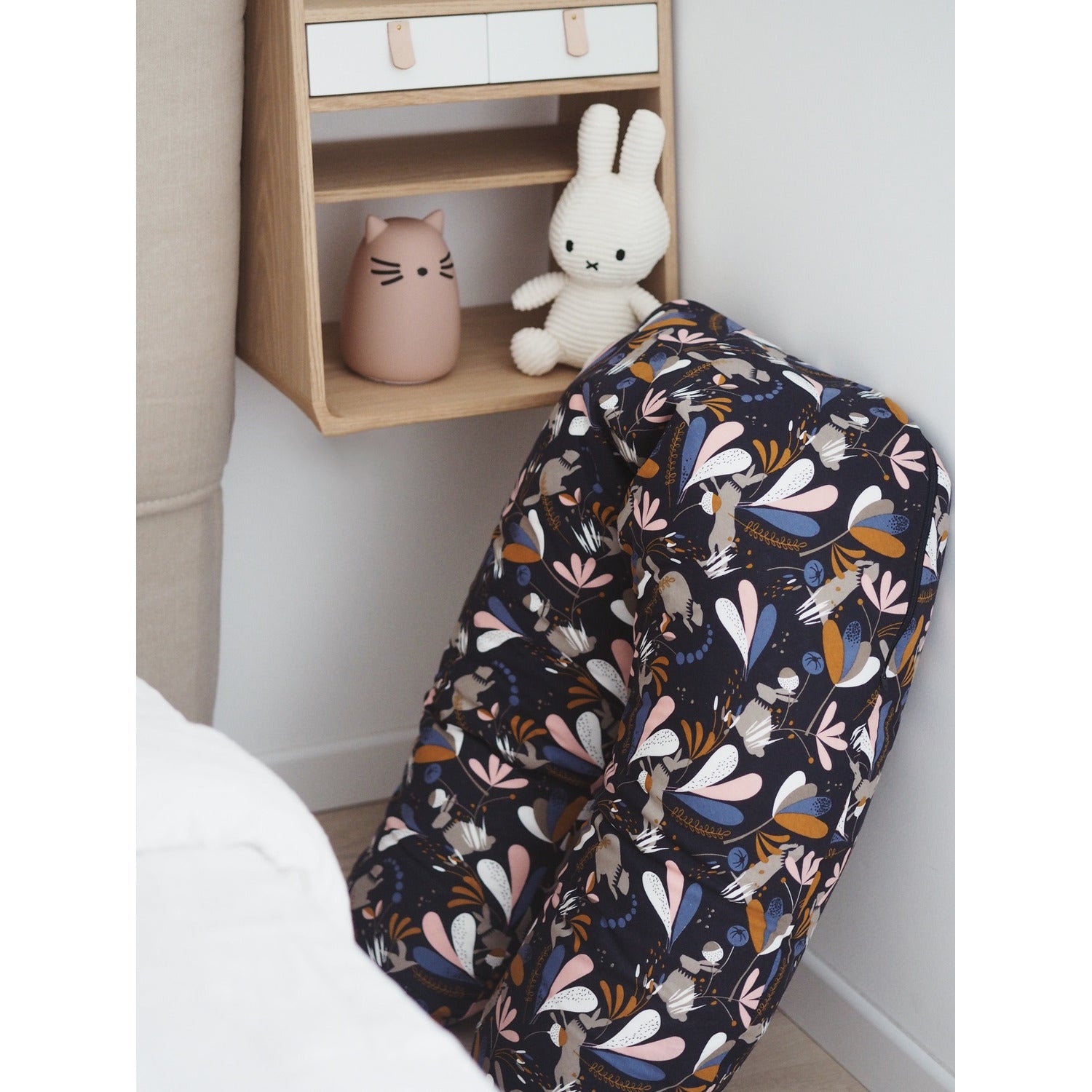 #color_Print jersey Lorena blue