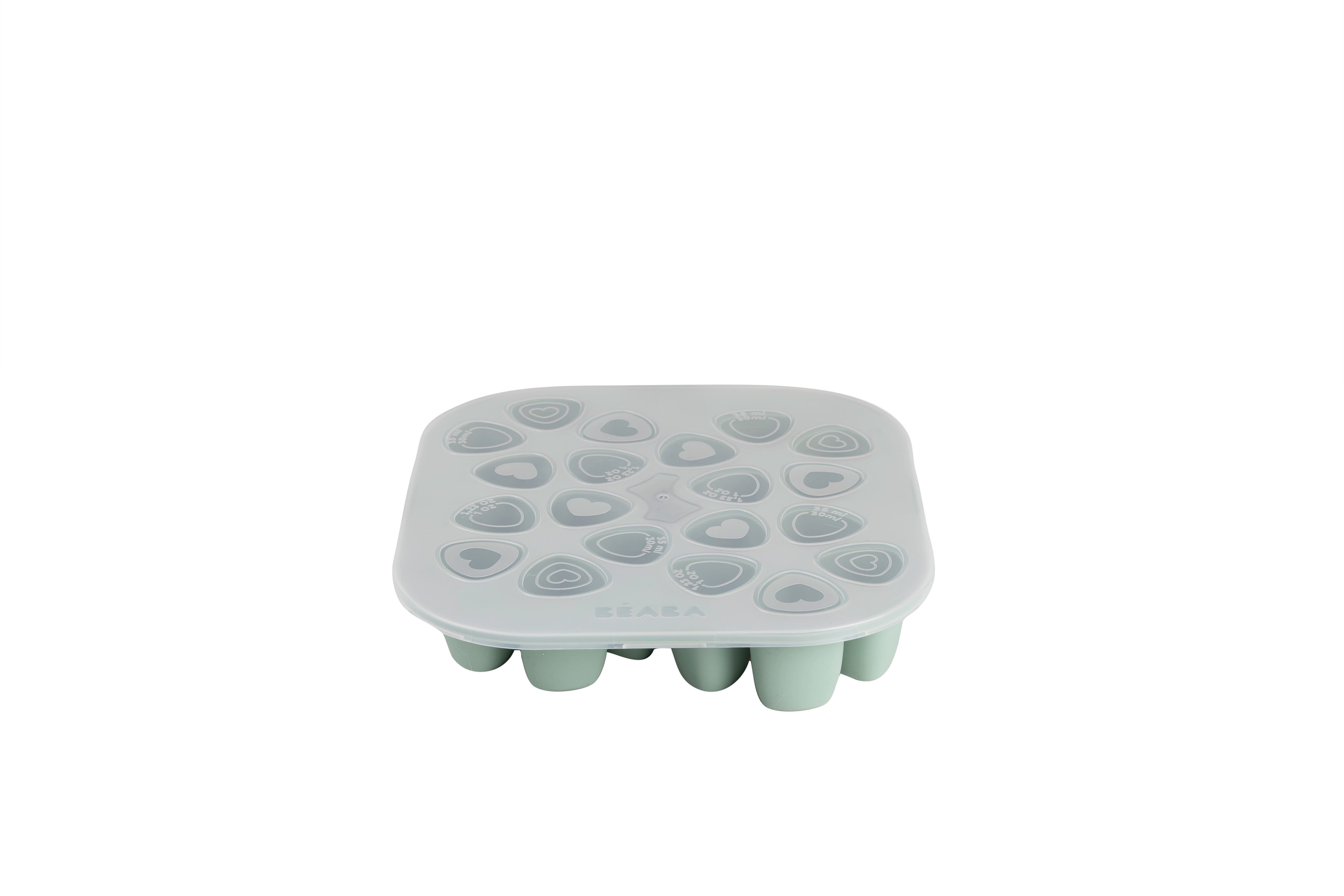 Tiny MultiPortions 迷你矽膠分格儲存器 - 20格 x 35ml 鼠尾草綠
