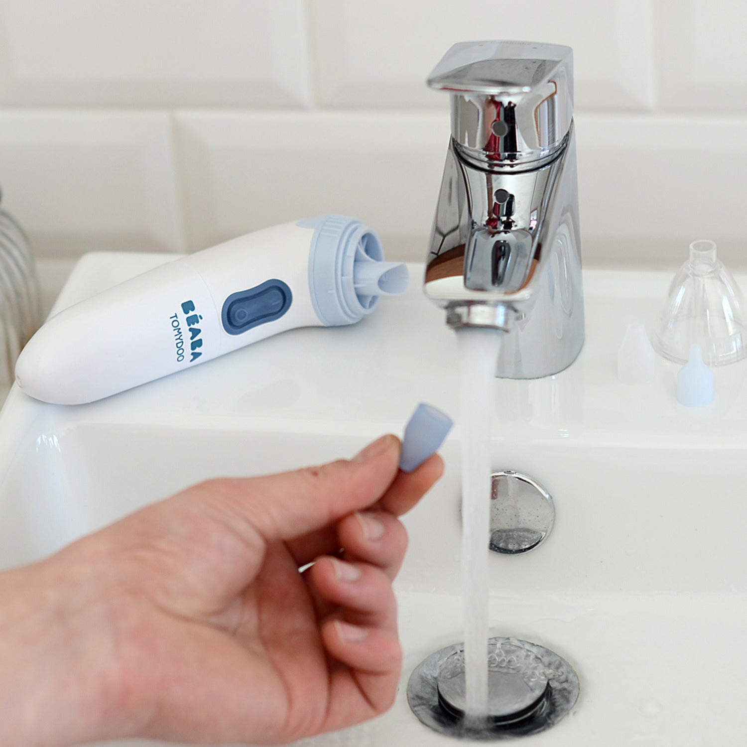 Tomydoo electrical & evolutive baby nasal aspirator - MINERAL