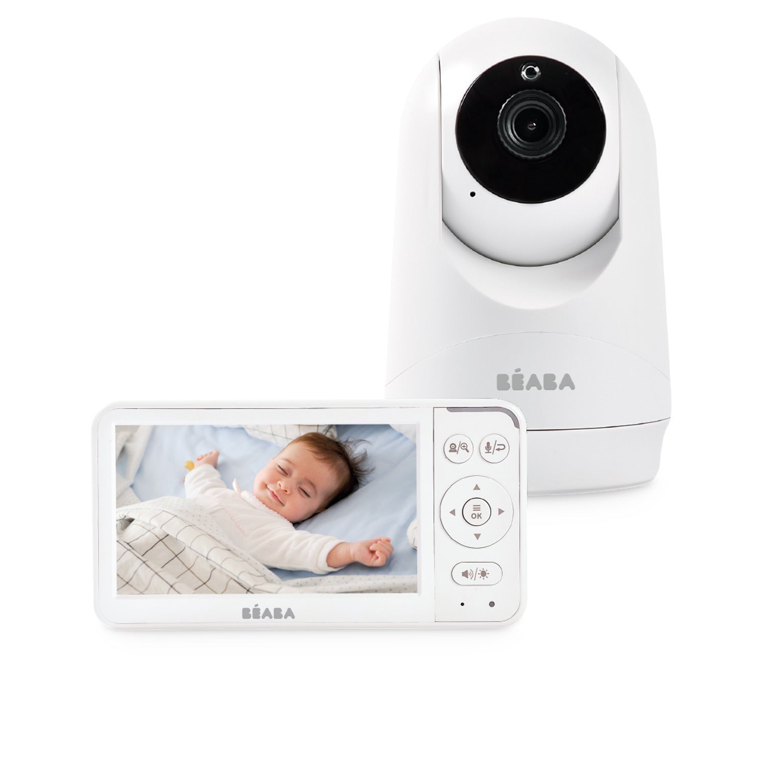 Zen+ 2 Wifi Video Baby Monitor 360° Rotating Camera, 1280x720p, 5" Screen