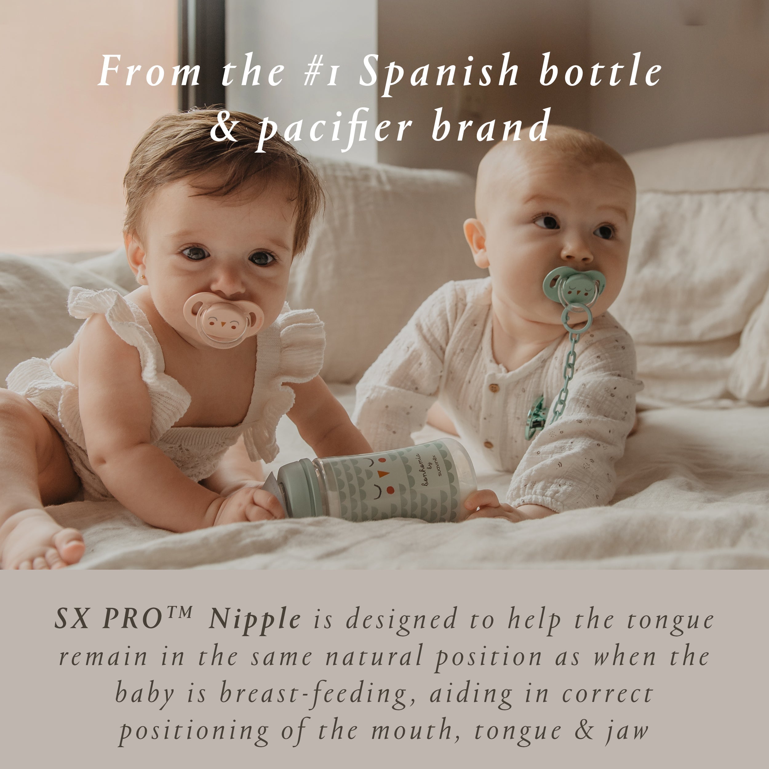 Suavinex SX PRO™ 奶嘴兩件裝